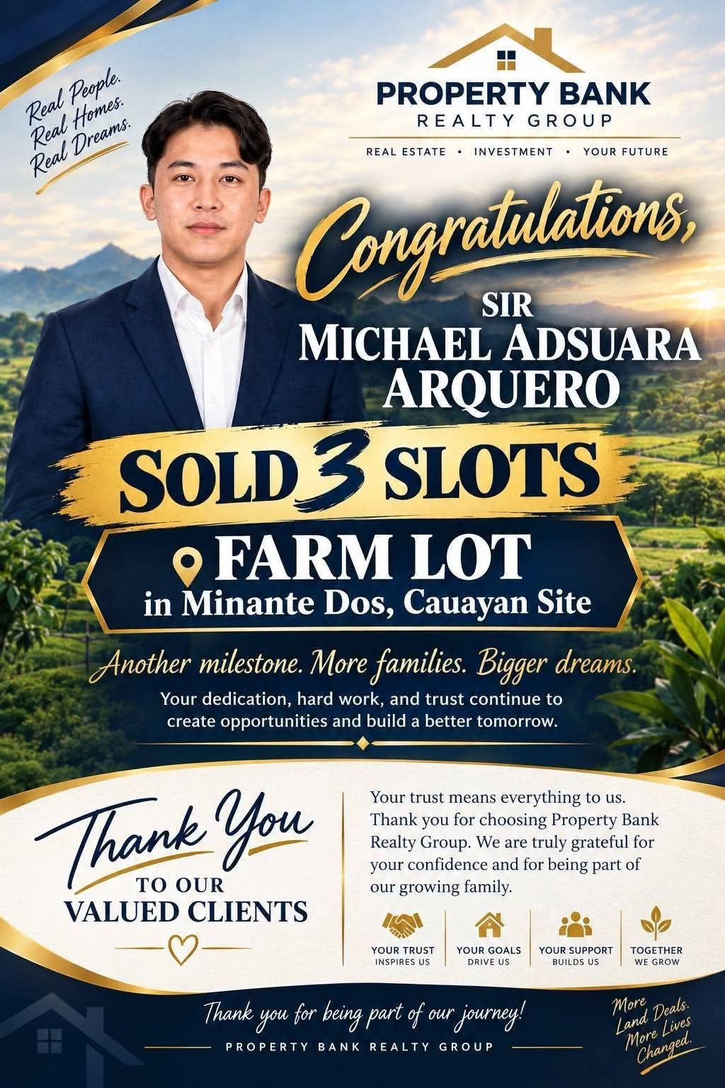 Property Bank Realty Group Property Specialist achievement